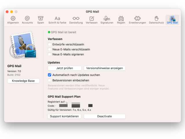 GPG für Apple Mail