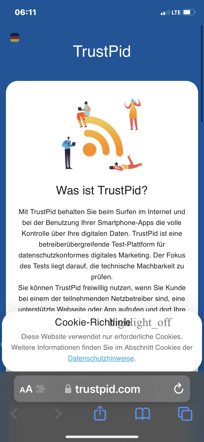 TrustPid Privacy Portal